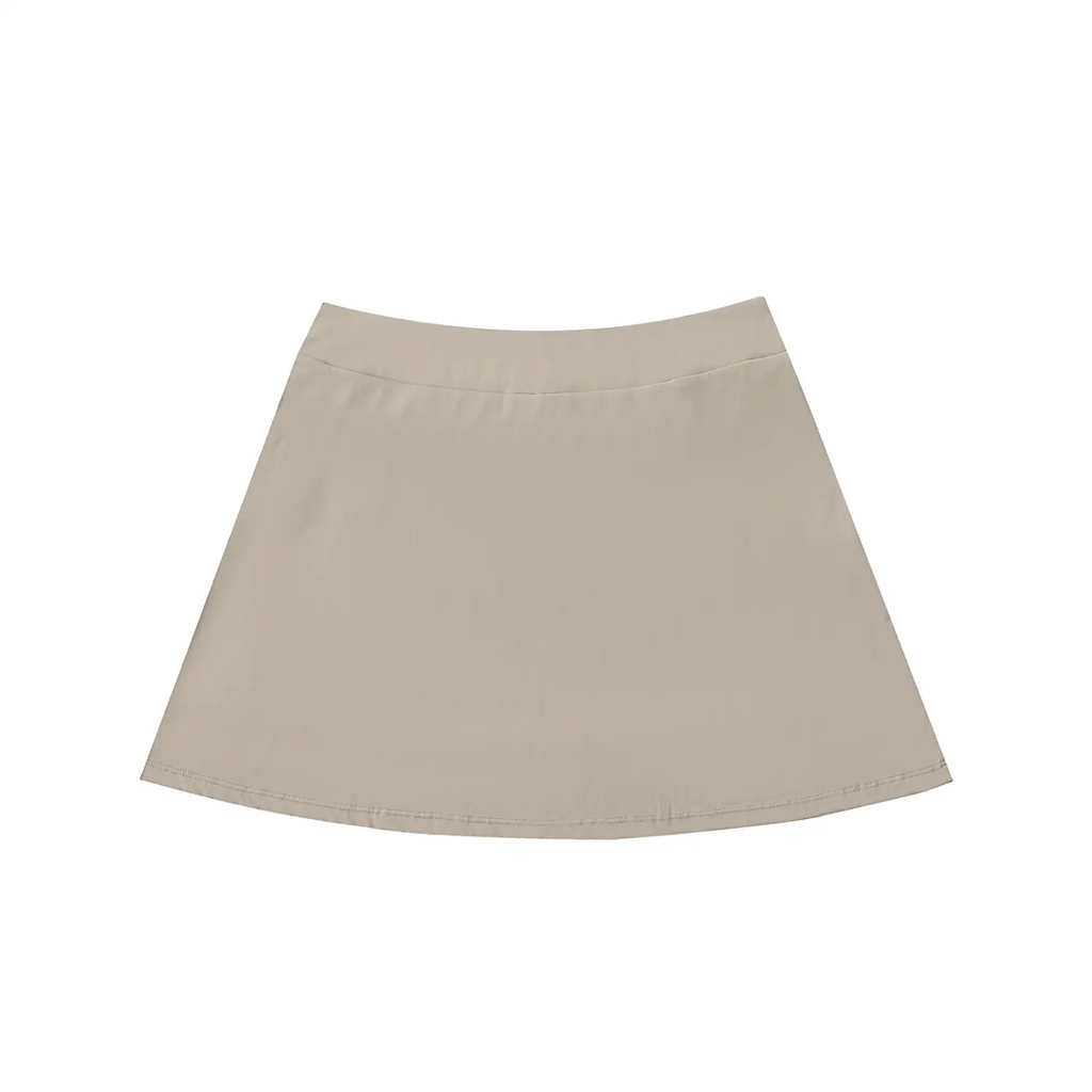 High-Waist Pocketed A-Line Skirt ODMPOD