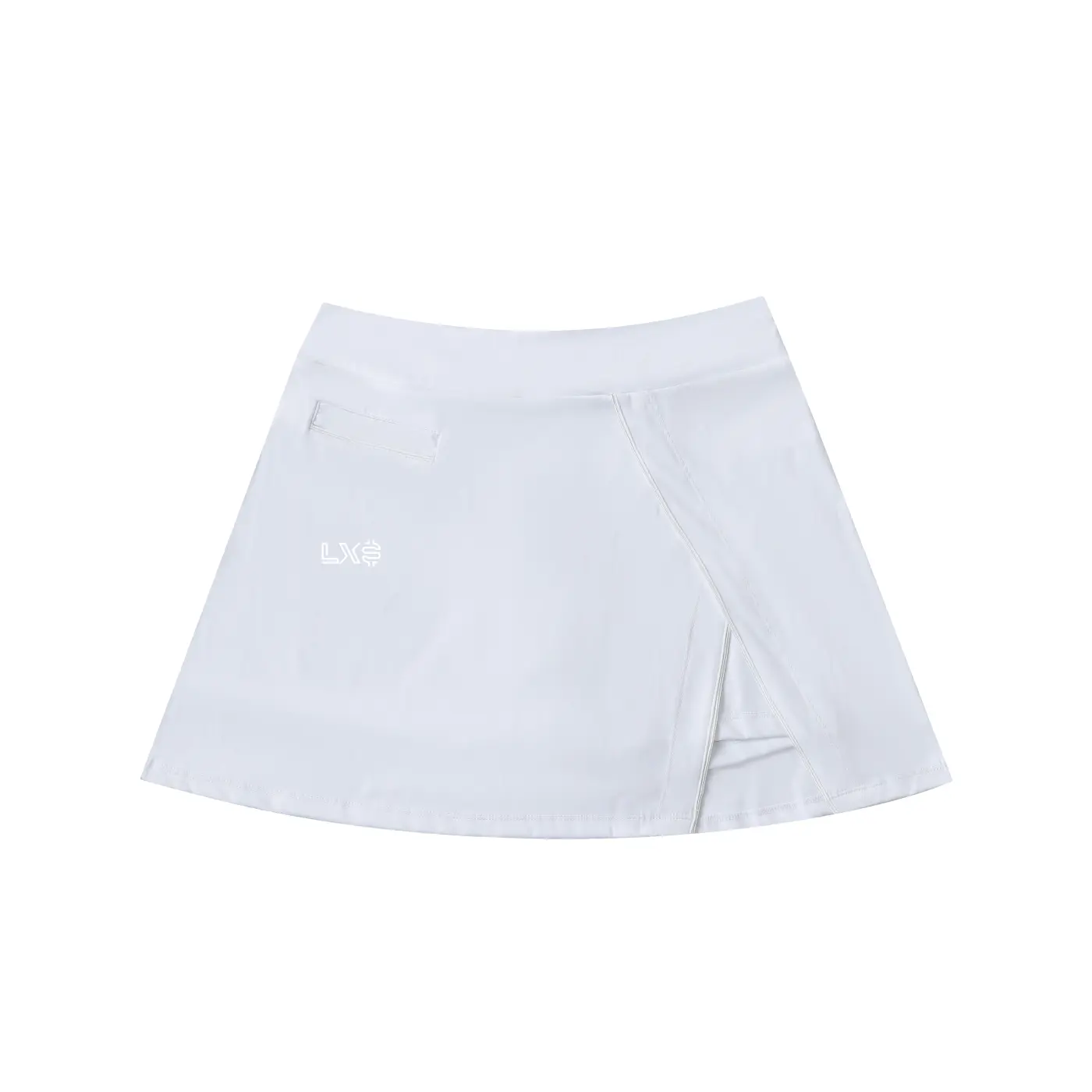 High-Waist Pocketed A-Line Skirt ODMPOD