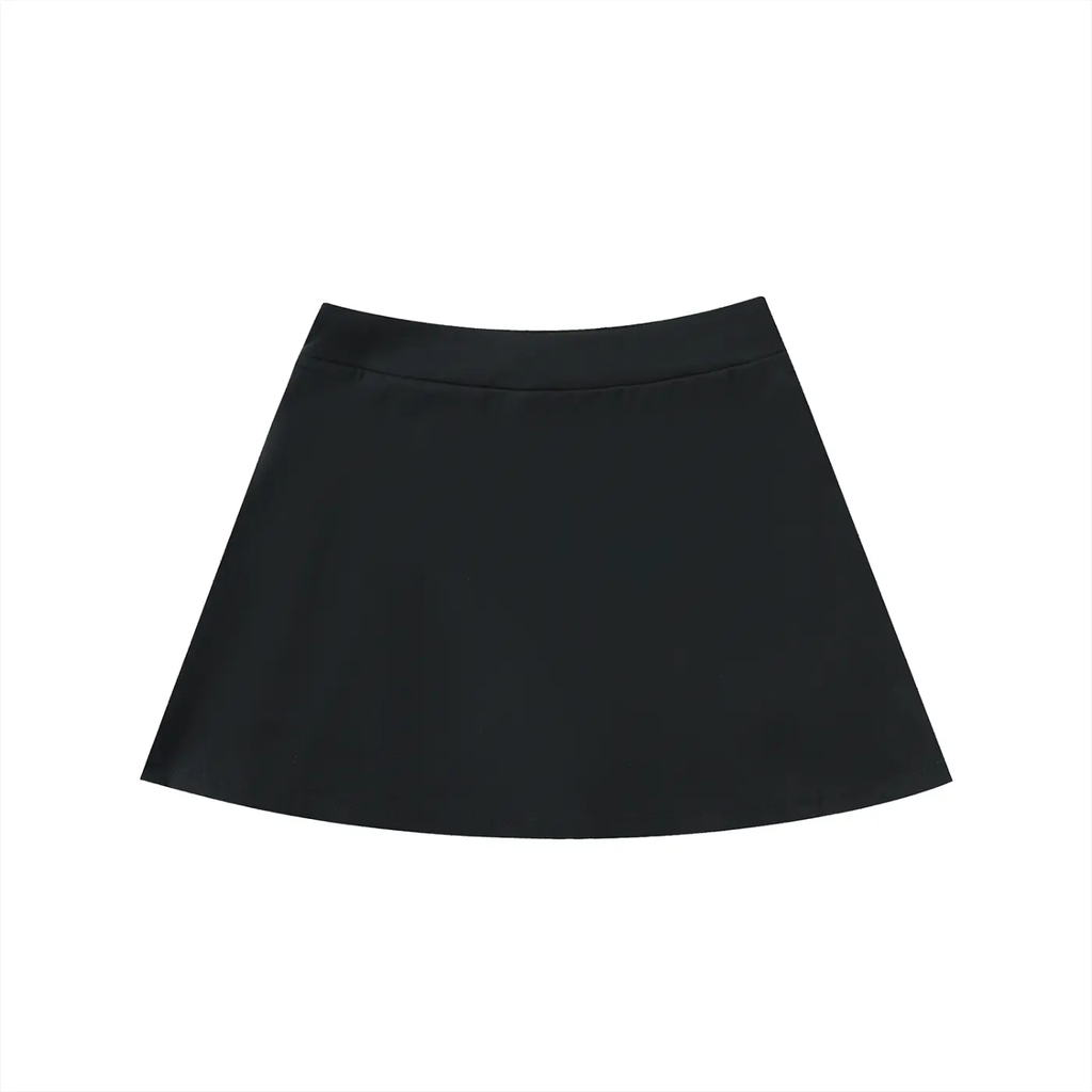 High-Waist Pocketed A-Line Skirt ODMPOD