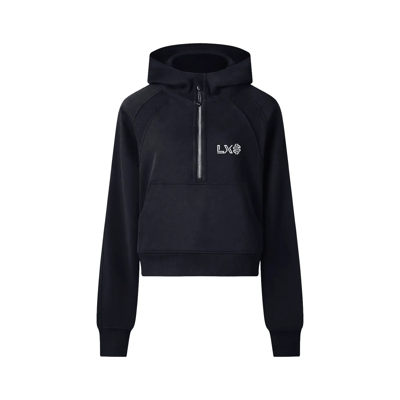 Cropped Half-Zip Hoodie ODMPOD