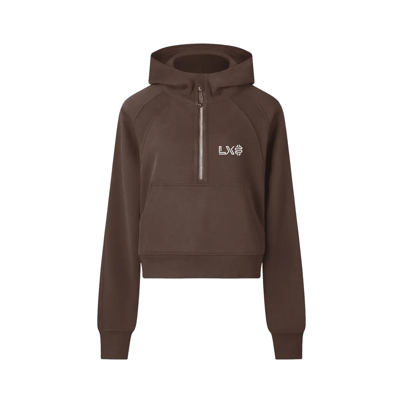 Cropped Half-Zip Hoodie ODMPOD